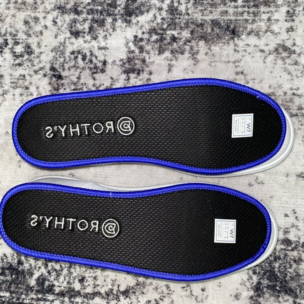 The Original Slip On Sneaker in Bright White | Rothy's Size 7 - Picture 10 of 11